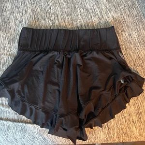 Free people movement ruffle shorts